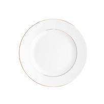 Porcelianinė desertinė lėkštė MariaPaula Classic Gold, baltos sp., ø 17 cm