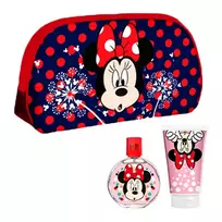 Disney Minnie Toilet Bag rinkinys vaikams (kosmetinė + EDT, 50 ml + dušo gelis, 100 ml)