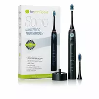 "Beconfident Sonic" elektrinis balinantis dantų šepetėlis "Juodas-Rausvai auksinė