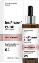 INOPHARM_Grynas skaistinantis ir antioksidacinis veido serumas su 15% vitaminu C 30ml