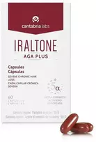 Iraltone Aga Plus nuo plaukų slinkimo 60 kapsulių