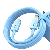 USB-C su Lightning kabeliu Baseus, PD 20W 1m (mėlyna)