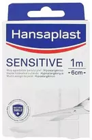 "Hansaplast" tvarsčiai "Med Sensitive Strip" 1x6