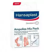 "Hansaplast Foot Expert" hidrokoloidinių ampulių tvarsčių pakuotė