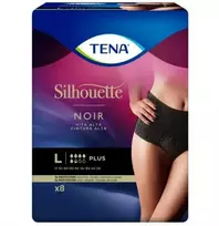 "Tena Silhouette Tall" juodos kelnaitės L dydis 8vnt