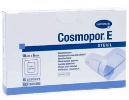 Hartmann Cosmopor E Steril absorbuojantis lipnus tvarstis 10X6cm 10 vienetų