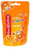 Redoxon Redoxitos Vitaminas C 25 guminukai Oranžinis