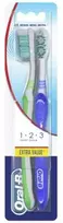 "Oral-B Shiny Clean" dantų šepetėlis vidutinis 2 vienetai