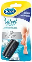 "Scholl Velvet Dmooth Diamond Crystals pėdų šveitiklio pakeitimo galvutės