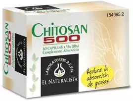 "El Natural" Chitozanas 500 60 kapsulių