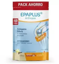 Maisto papildai "Epaplus" kolagenas silicis hialuronas ir magnis vanilės skonio 668g