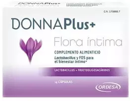 Donna Plus Donnaplus maisto papildas Flora Intima Plus 14 kapsulių