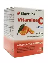 Bluecube Vitaminas C Cinkas 60 kapsulių