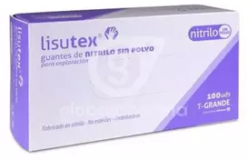 "Lisutex" nitrilo pirštinės S-P T-G 100U
