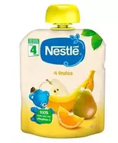 "Nestle" 3x "Nestlé" 4 vaisių tyrelė 90g