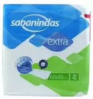 Sabanindas Extra Protect paklotai 60x60cm 20 vienetų