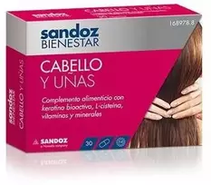 Sandoz Plaukam ir nagam 30 kapsulių