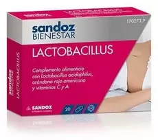 Sandoz Wellness Lactobacillus 20 kapsulių
