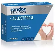 Sandoz Wellbeing Cholesterolio kontrolei 30 kapsulių