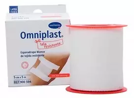 "Hartmann Omniplast" lipni juosta balta 5 cmx5 m