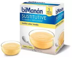 Bimanán Sustitutive Vanilinis kremas 5 vienetai