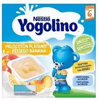 Nestle Yogolino Peach - Bananas 6m 4x 100g