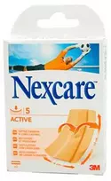 "Nexcare Active Strips" 5 juostelės 10x6cm