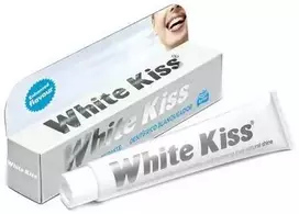 White Kiss Baltas Kiss Baltas Kiss balinamoji dantų pasta 50ml