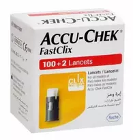 „Accu-Chek Fastclix“ lancetai 102 vnt.