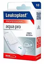 Bsn Medical "Leukoplast Aquapro" skaidrus vandeniui atsparus pleistras 19x72mm 10U