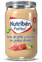 Nutribén Potito Vištiena, jautiena ir šparaginės pupelės 235g