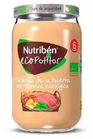 Nutribén Ecopot Sodo daržovės su ekologiška jautiena 235g
