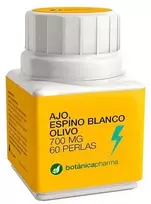 BotanicaPharma Gudobelė + alyvuogės česnakai 60 perlų