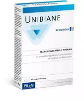 Pileje Unibiane Resveratrolis 30 kapsulių