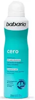 Babaria Zero dezodorantas purškiklis 200ml