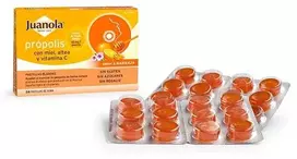 Juanola Propolio medus Altea Vitaminai C 24vnt