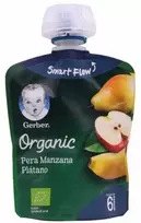 "Gerber" tyrelė ekologiškos kriaušės obuoliai bananai 4X