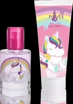 Cartoon Air-Val Eau My Unicorn rinkinys vaikams (EDC, 50 ml + dušo želė, 100ml + kosmetinė)