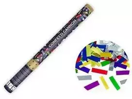 Party Deco Konfeti patranka įvairių spalvų 60cm 1 vnt