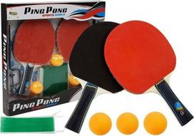 Lean Toys Stalo teniso rinkinys su tinklu