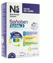 NS Soñaben Total maisto papildas geram miegui 30 kapsulių