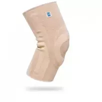 Prim Elastinis kelio įtvaras su silikonine pagalvėle ir šoniniais stabilizatoriais S.M