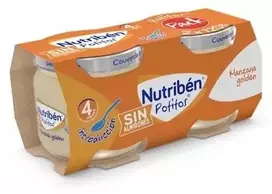 Nutriben Golden Apple Potito tyrelė su obuoliais 2 x 120g