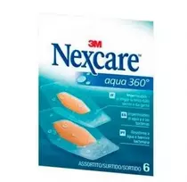 "Nexcare Aqua 360 Assorted" 6 vnt pleistrų