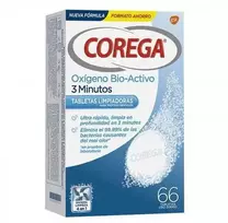 "Corega" 3 minučių dantų protezų valymo tabletės 60 vnt