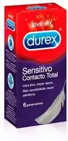 Durex Prezervatyvai Total Contact 6U
