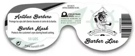 Eurostil Barber Line Antifaz Barbero Negro Negro Pack 50un