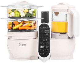 Daugiafunkcis virtuvės kombainas Babymoov Nutribaby(+) 6-in-1 (smėlio spalvos)