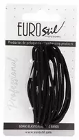 Eurostil Colita Negro Negro Gomas Finas Pack 1un