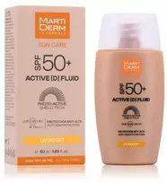 Martiderm Sun Care Active [D] Fluid SPF 50+ intensyvaus poveikio fluidinis veido kremas nuo saulės, 50 ml